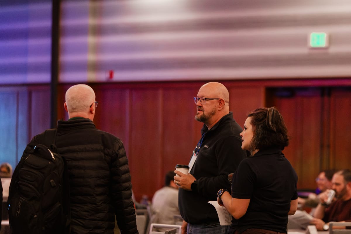 Attendees talking between sessions at the ACCIS Fall 2025 Conference