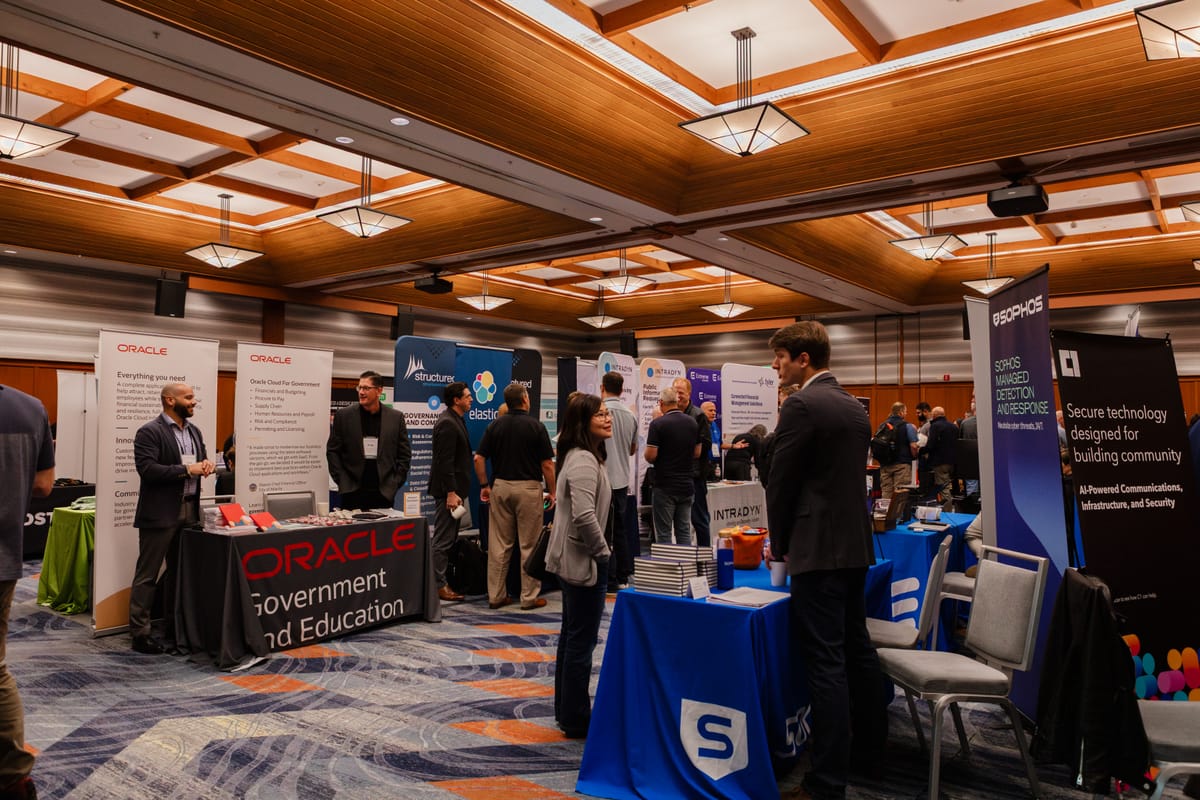 The Industry Partner Showcase floor at the ACCIS Fall 2025 Conference